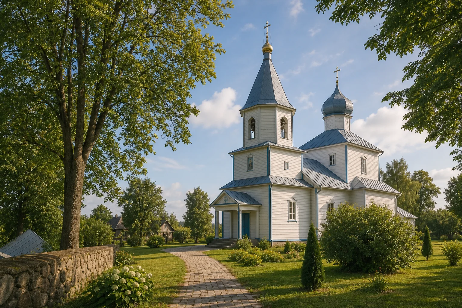 Приход храма святого Архангела Михаила, аг.Широкое