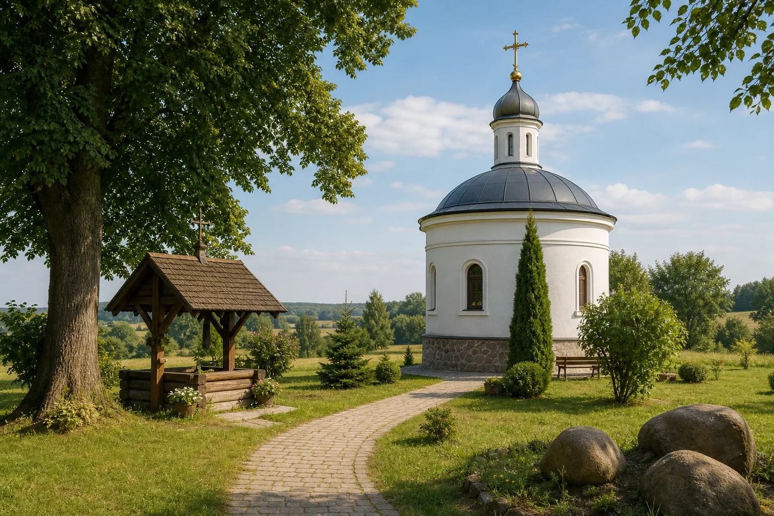 Приусадебная часовня-ротонда в Гродно