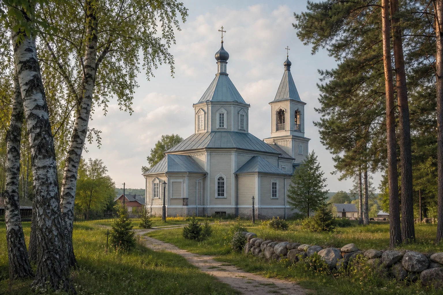Рацевичи, церковь Благовещенская (дерев.)