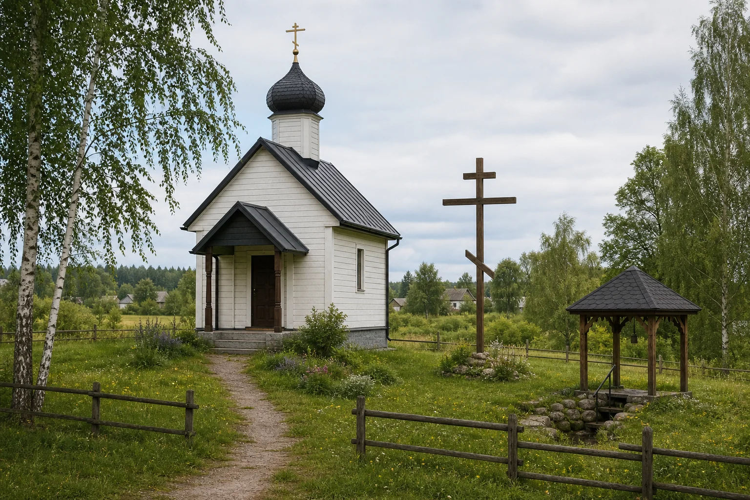 Ручица, усадьба: часовня