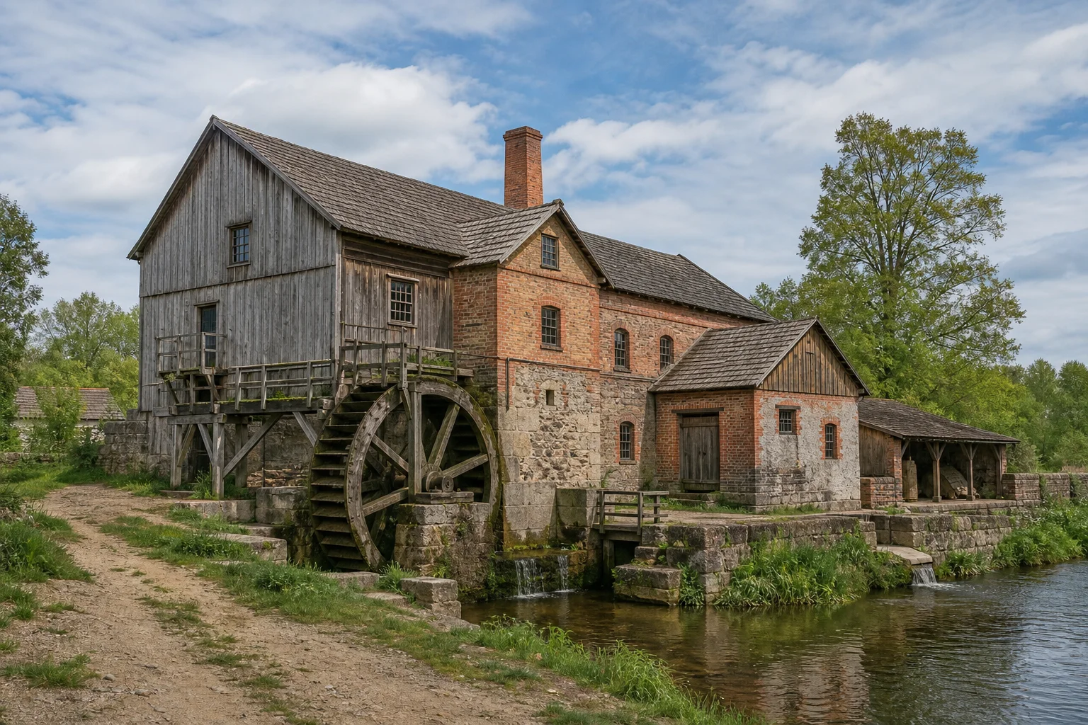 Ругаец, водяная мельница (руины)