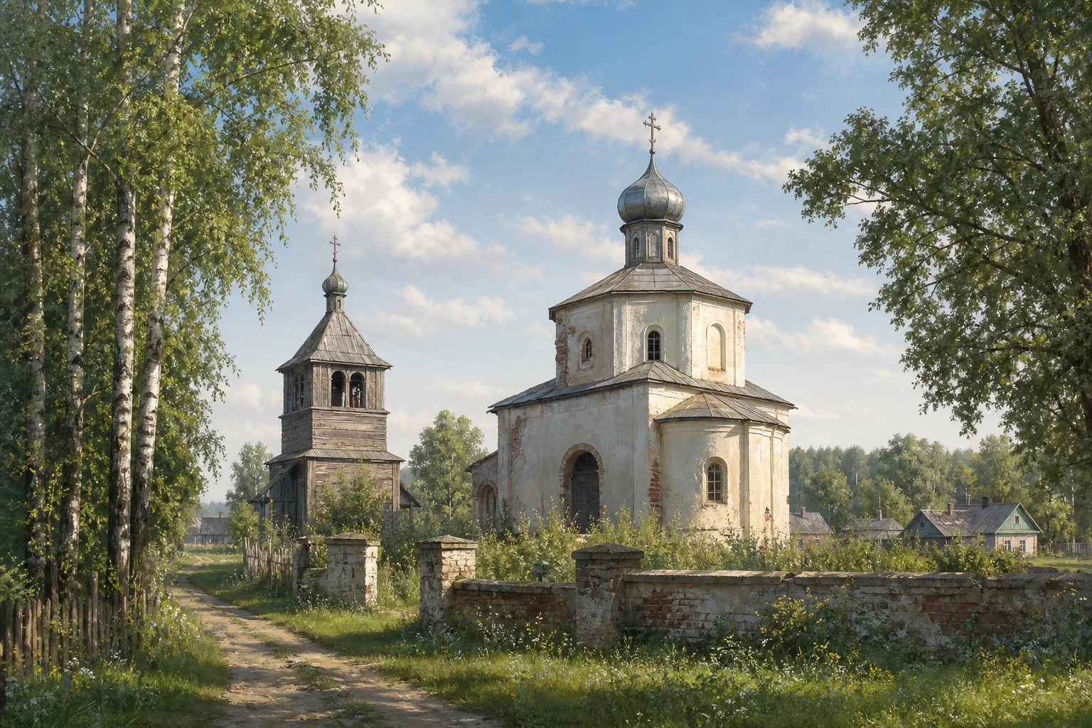 Руины церкви в Колоднице