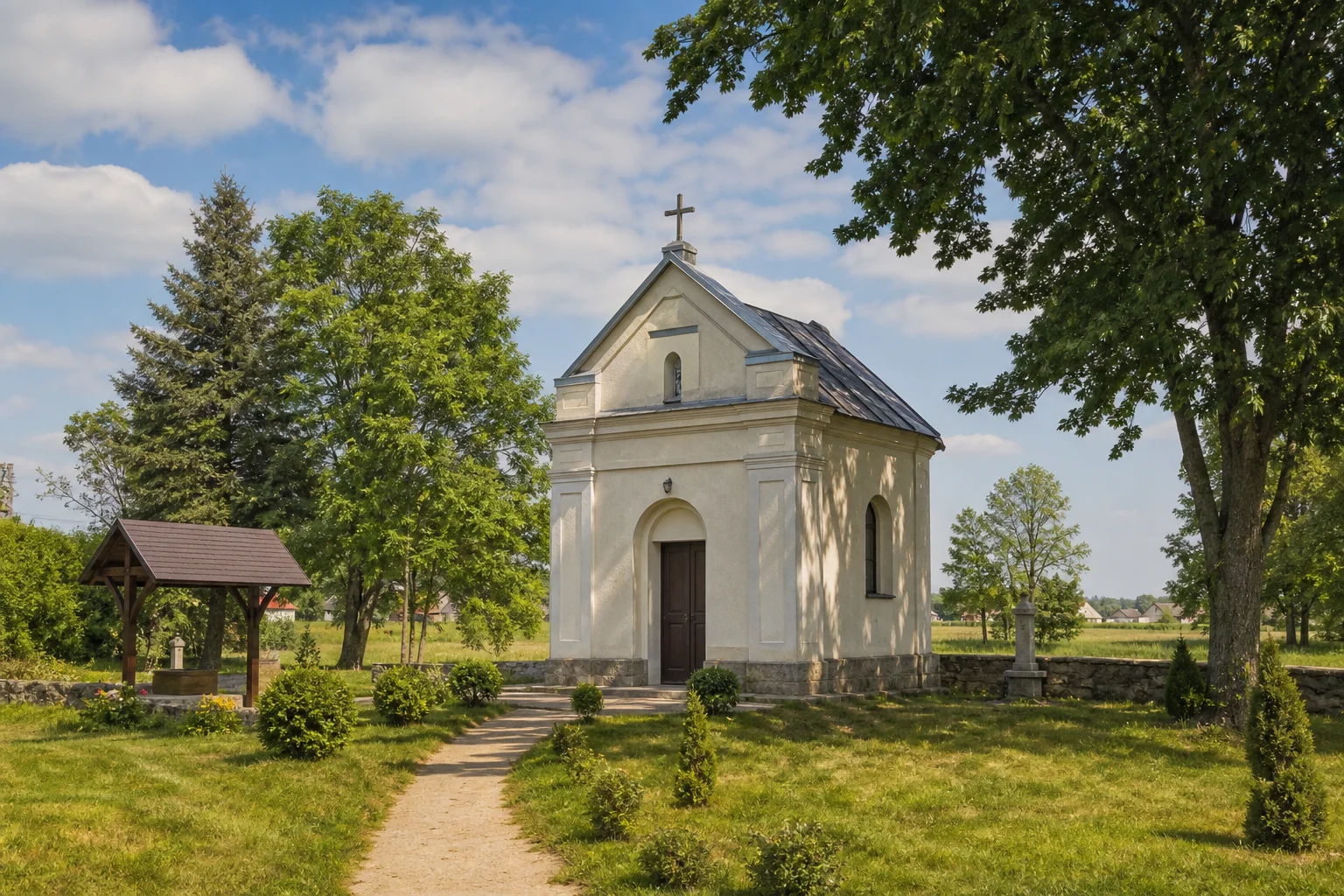 Руины каплицы