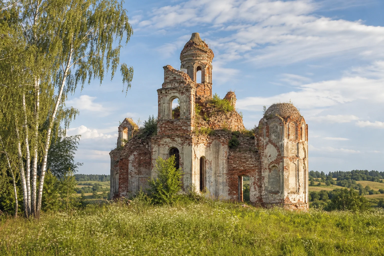 Руины Петропавловской церкви в аг. Кубличи