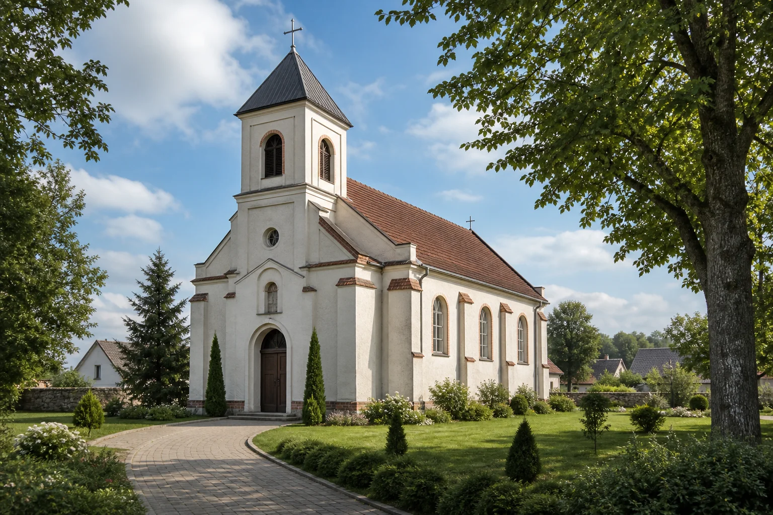 Селявичи, костел св. Варвары (дерев.)