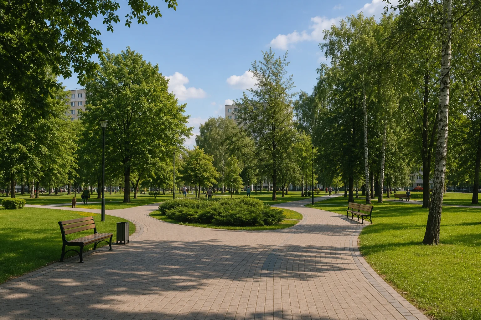 Севастопольский парк в Минске