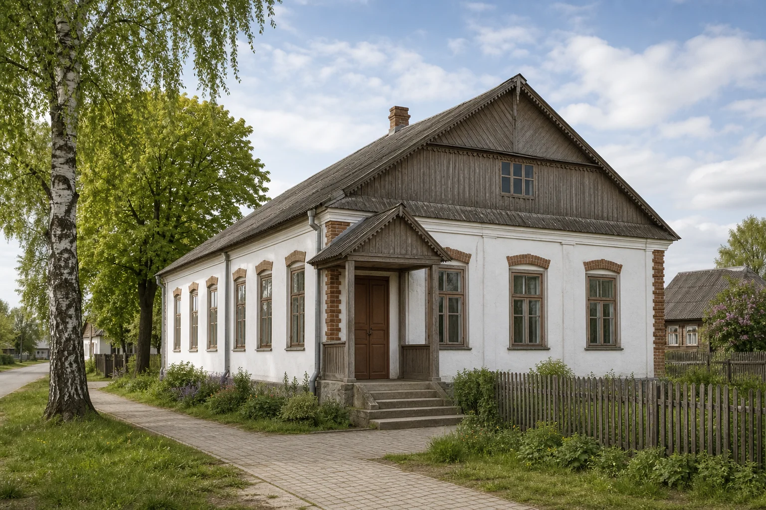Щелканы, школа (дерев.)