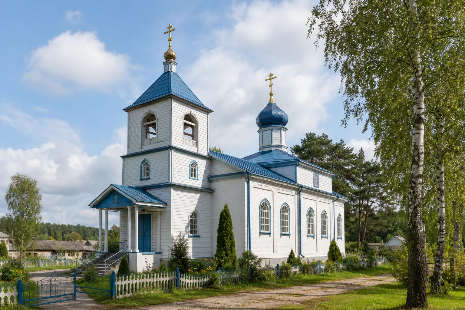 Шпаковщина, церковь Спасо-Преображенская