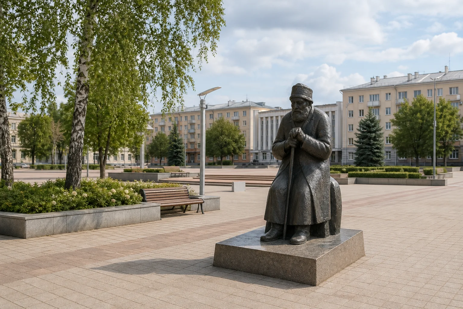 Скульптура "Дед Талаш"