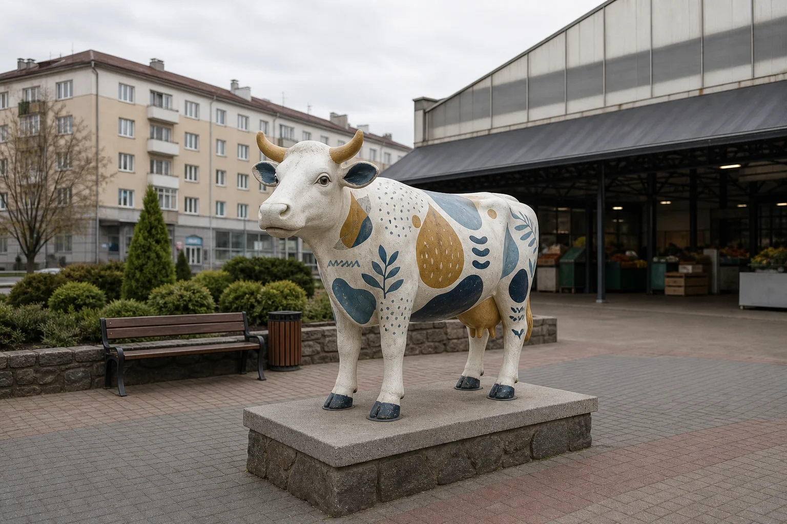 Скульптура "Корова" (Минск)