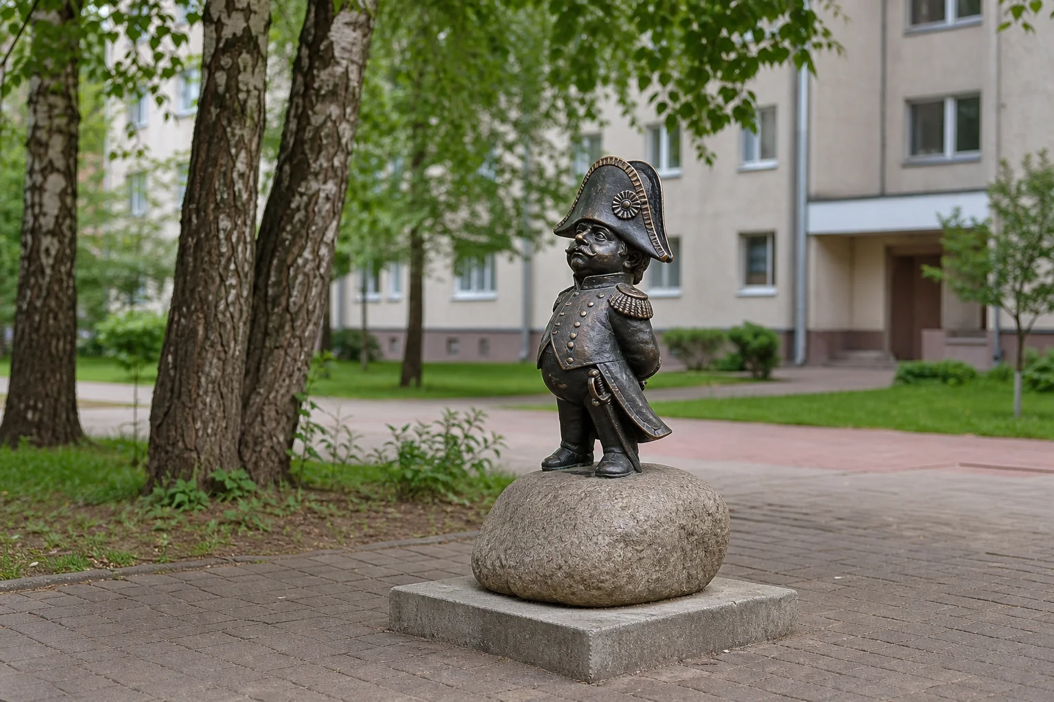 Скульптура "Маленький генерал"