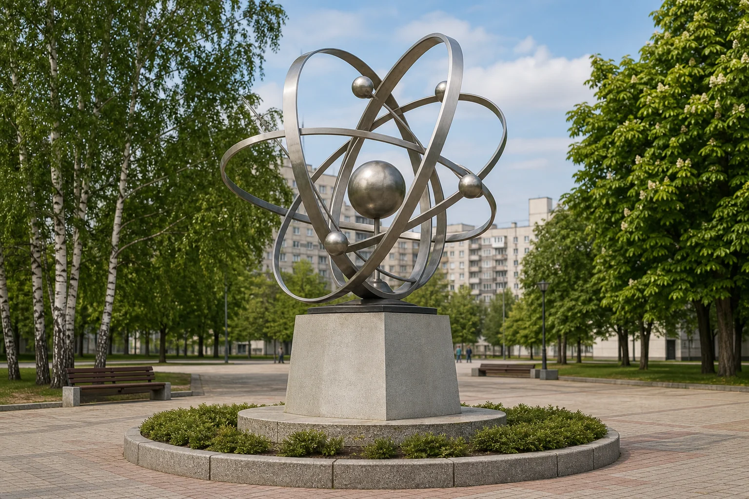 Скульптура "Мирный атом"
