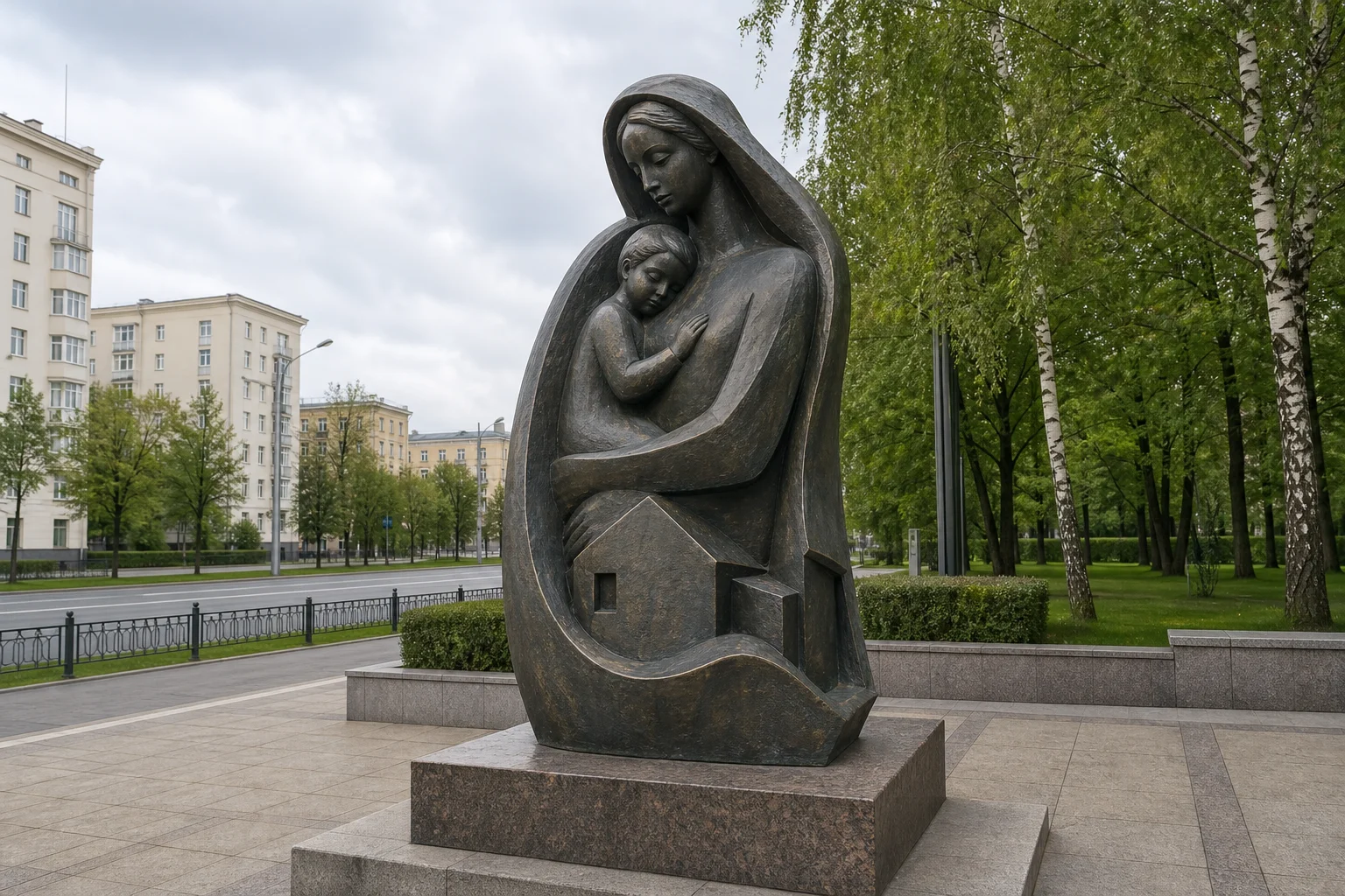 Скульптура "Родина-Мать"