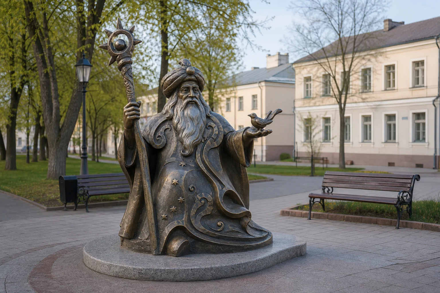 Скульптура "Старик Хоттабыч"