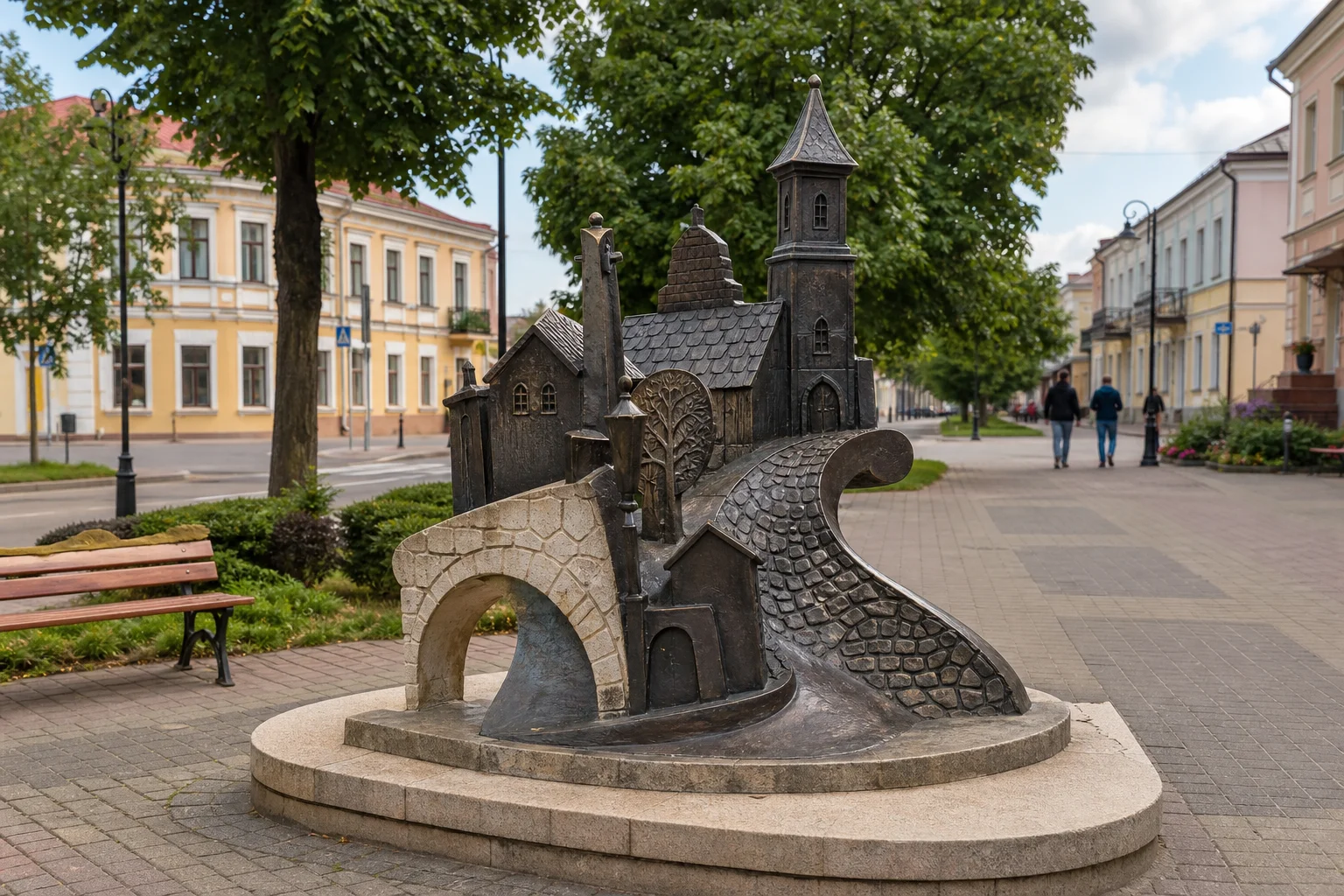 Скульптура "Старый город"