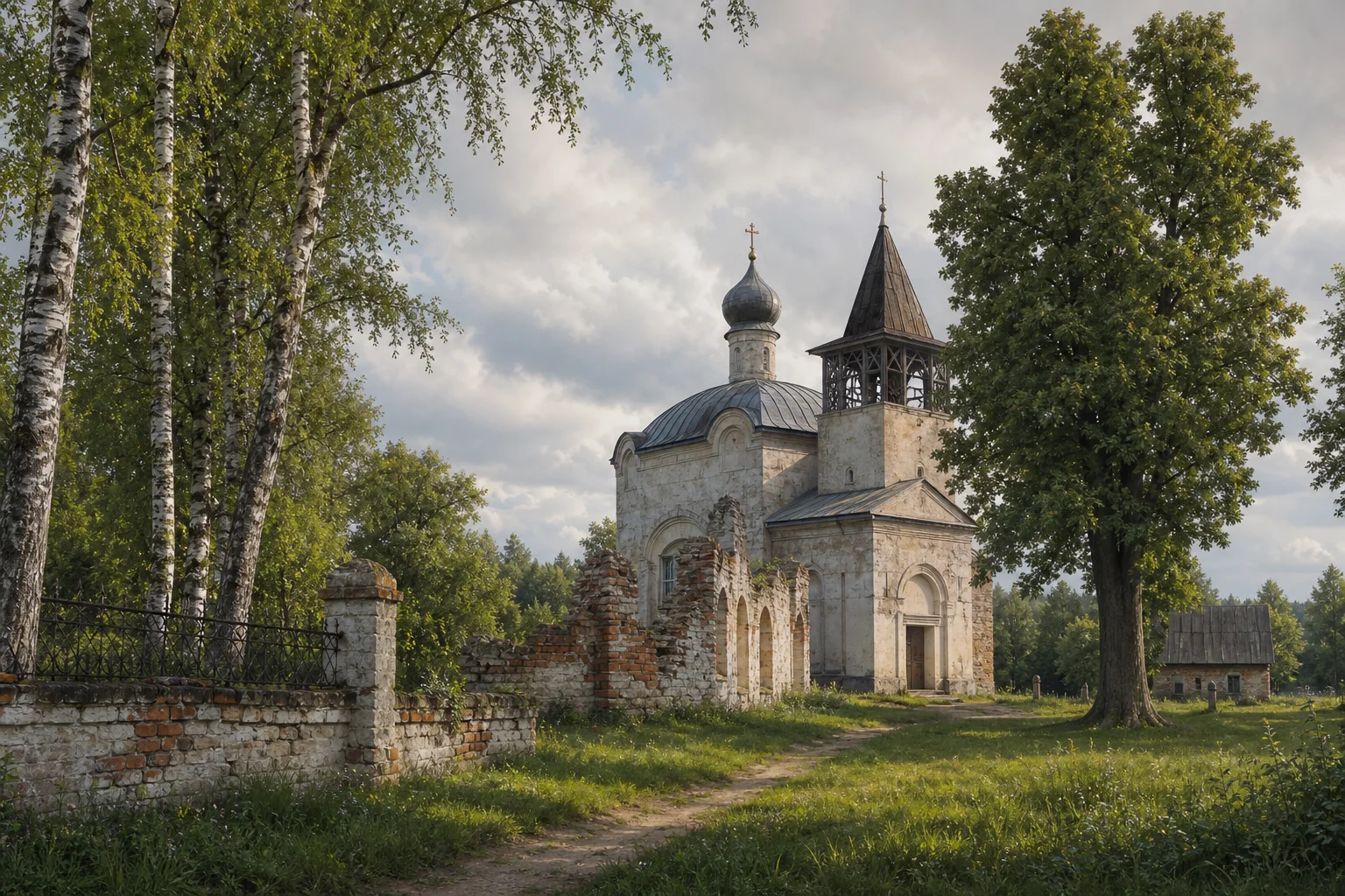Слабодка, церковь св. Николая (руины)