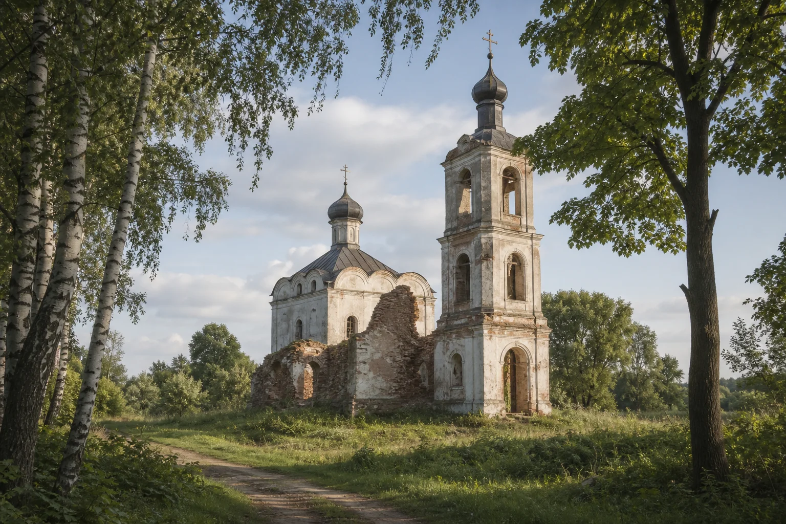 Слижи, церковь (руины)