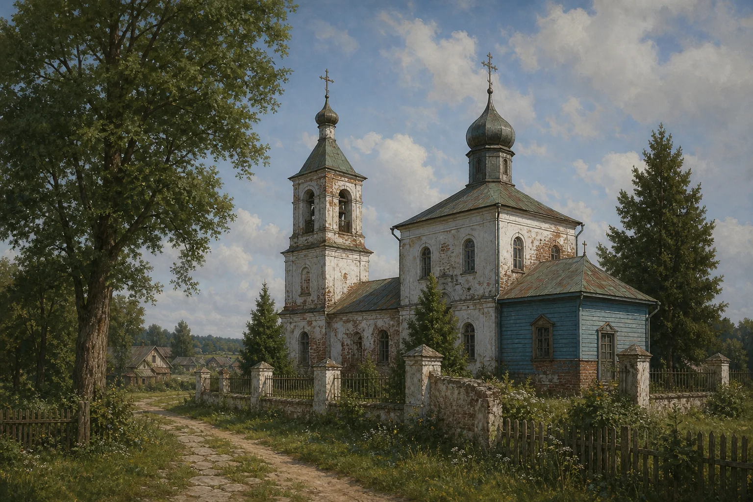 Смольяны. Церковь Святого Алексея (руины)