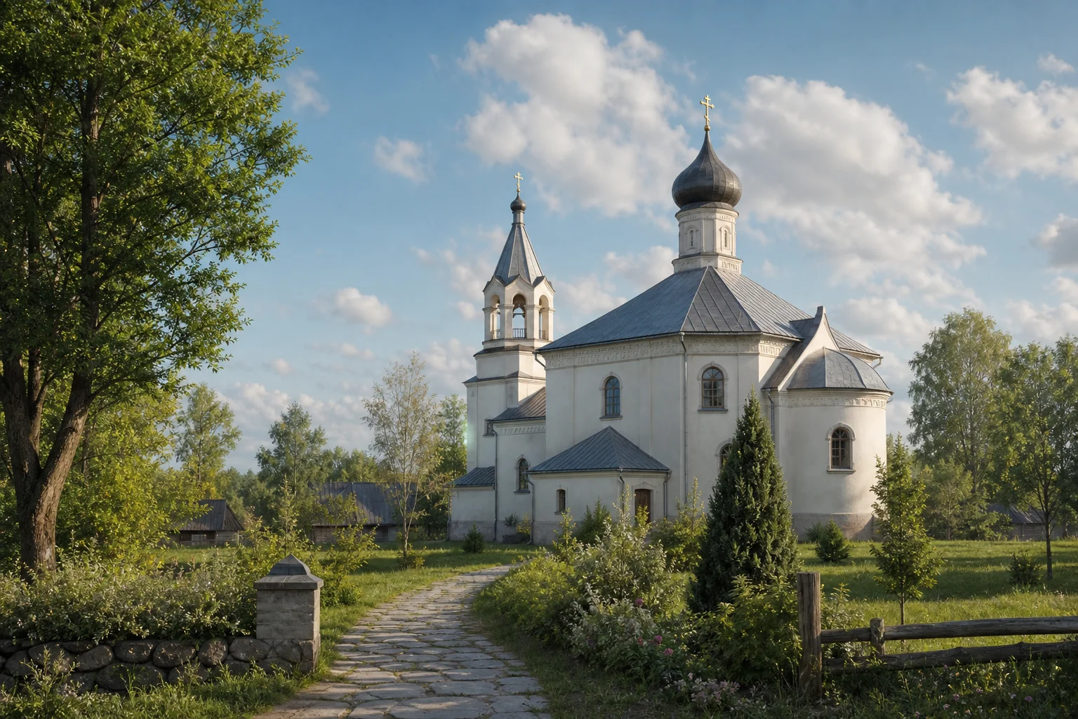 Спасо-Преображенская церковь в Деречине