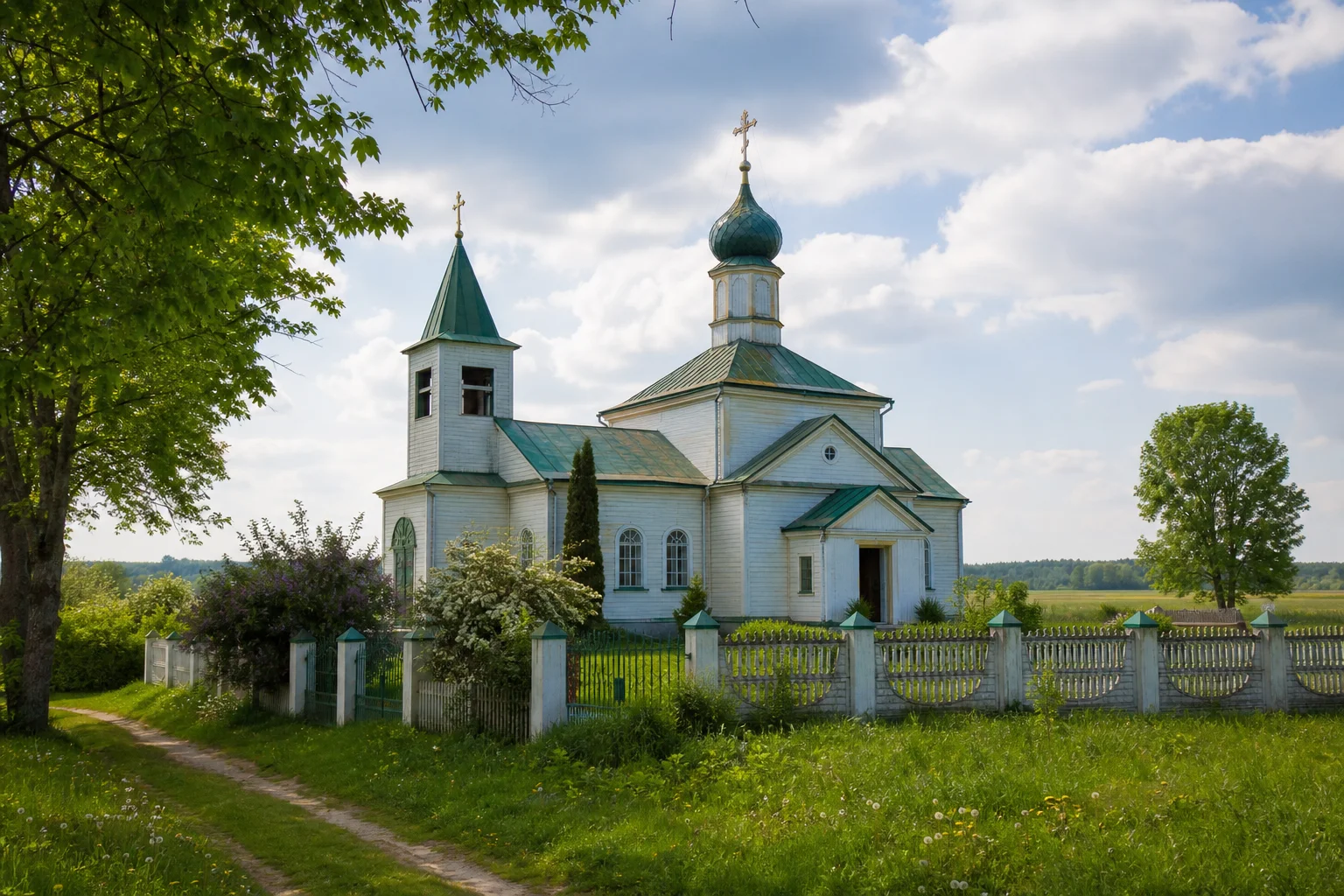Спасо-Преображенская церковь в деревне Язвинки