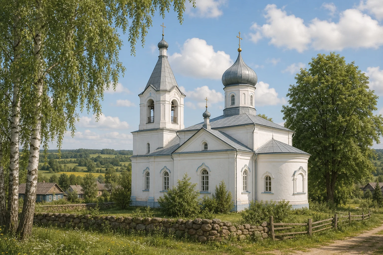 Спасо-Преображенская церковь в Новой Мыши