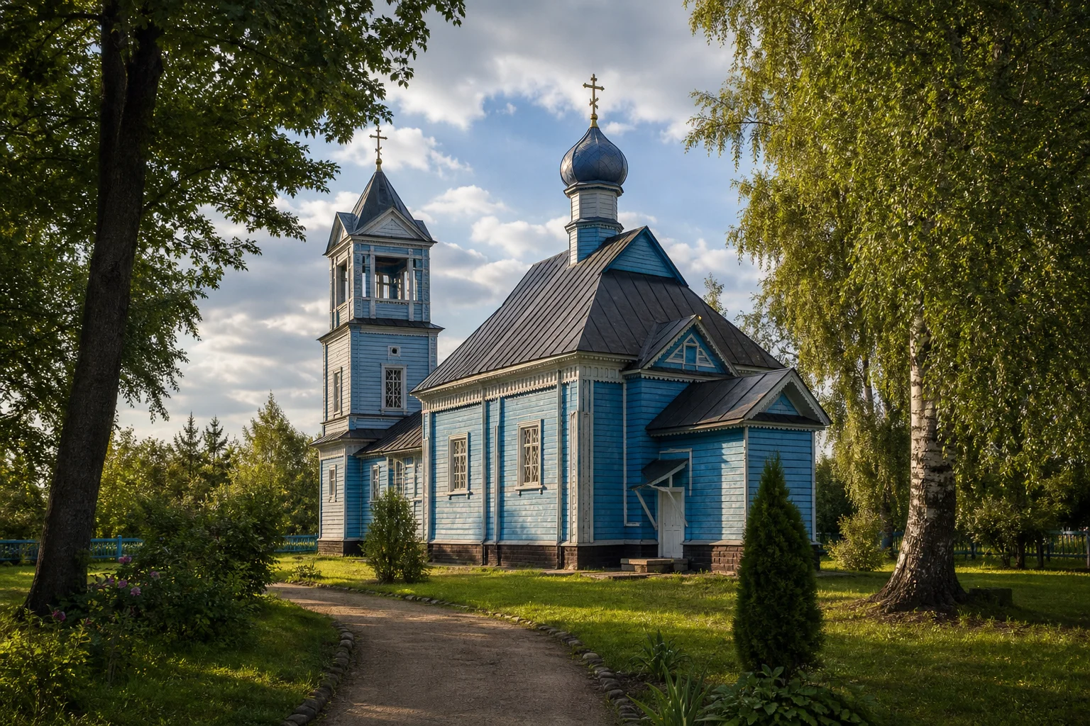 Стахово, церковь Покровская (дерев.)
