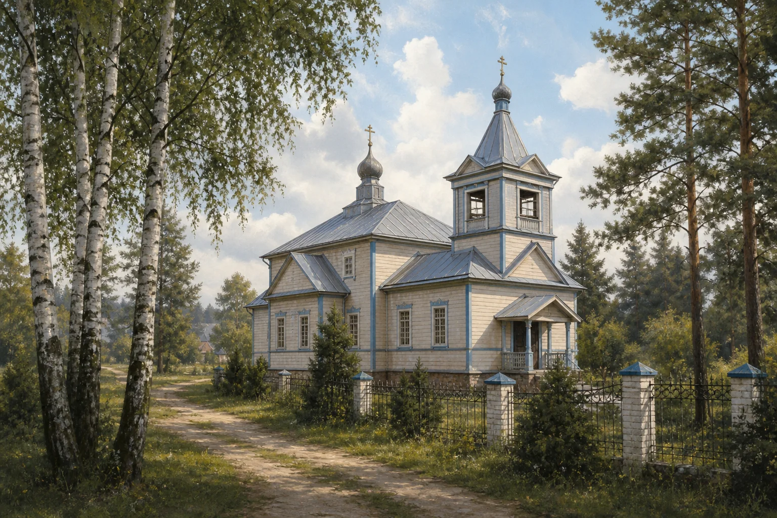 Стар. Пески, церковь Троицкая (дерев.)