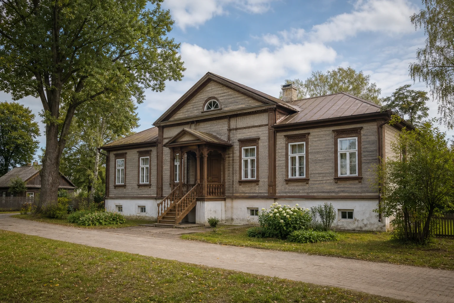 Стар. Пески, усадьба: усадебный дом (дерев.)