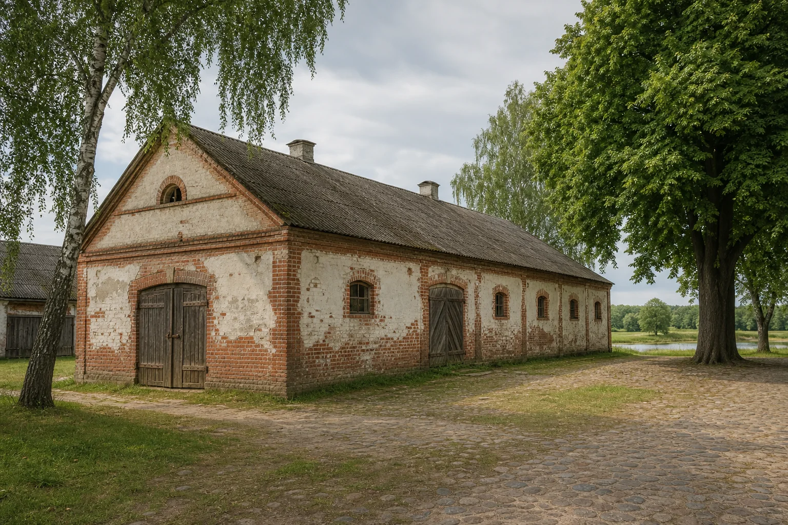 Старинки, усадьба: коровник (?)