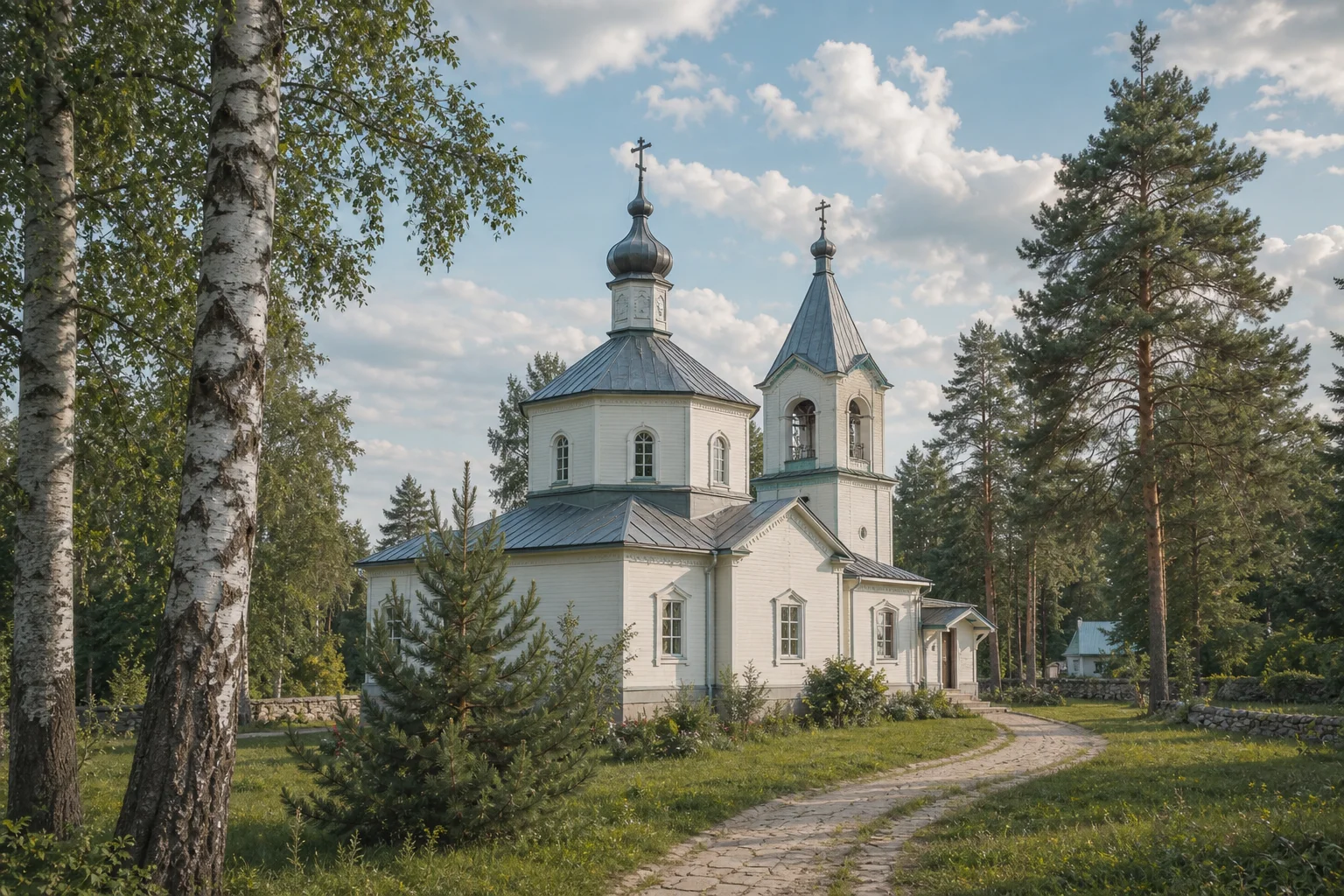 Старообрядческая Успенская церковь в Свири