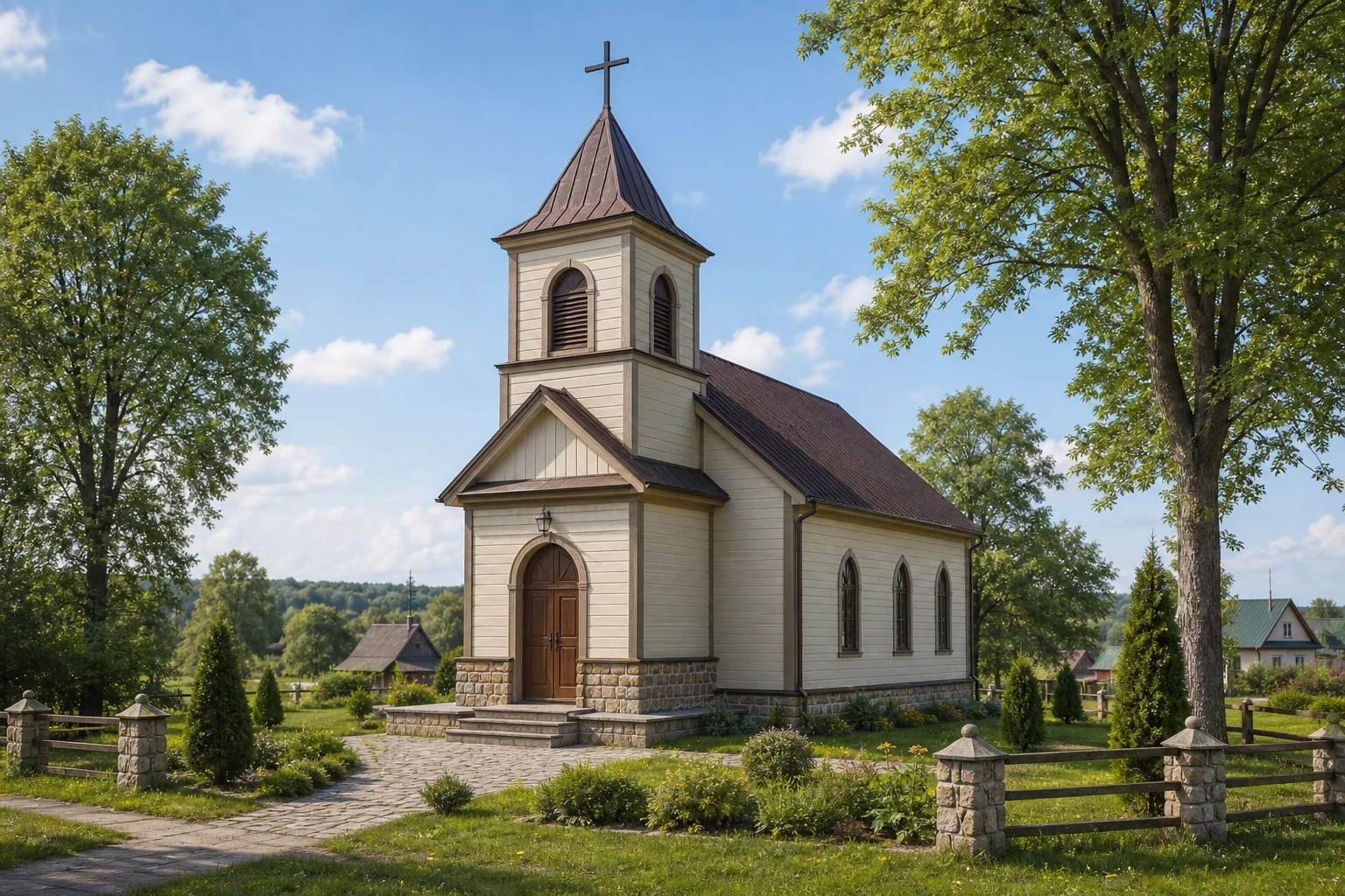 Стефаново, часовня католич. св. Михаила Архангела (дерев.)
