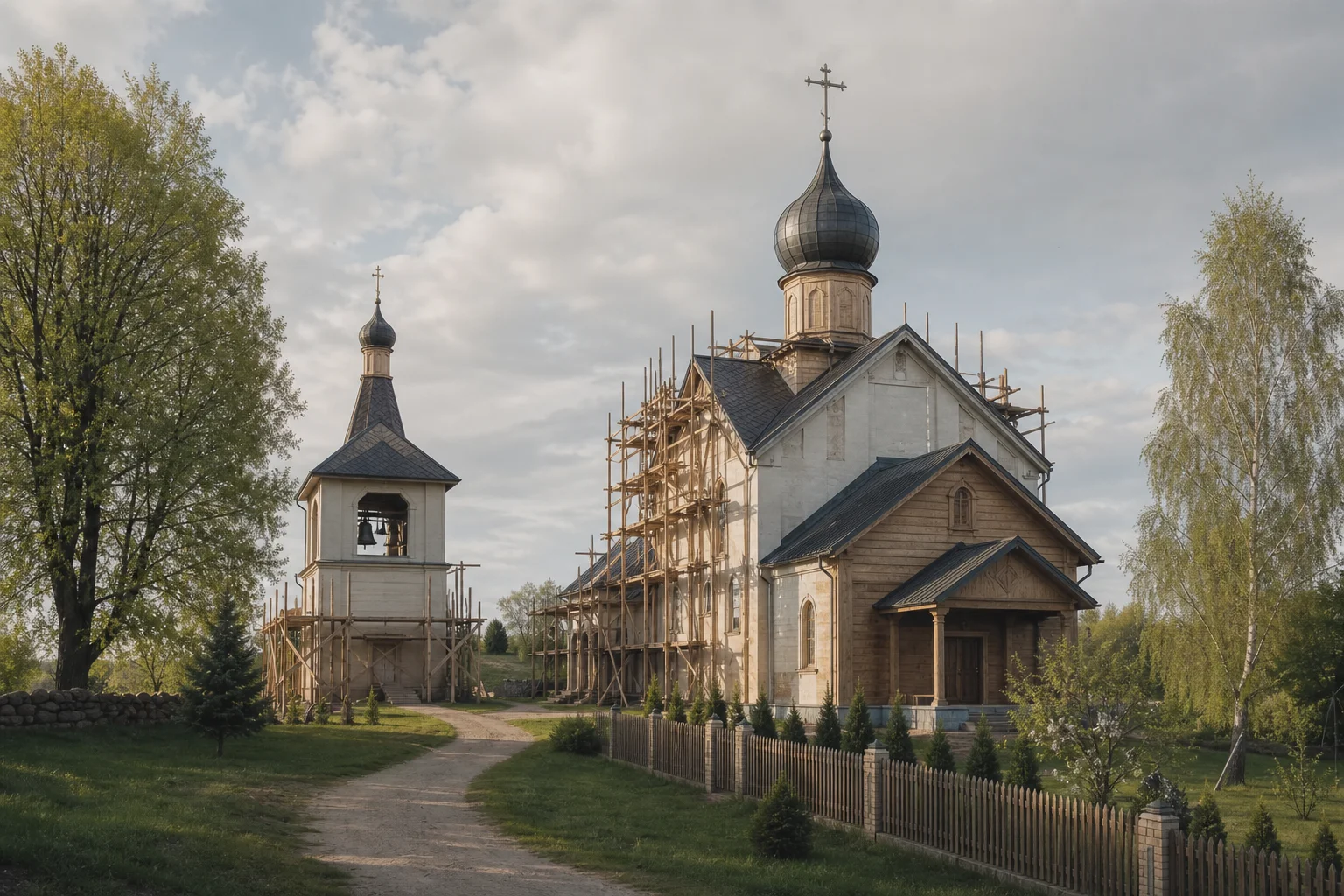 Свислочь, церковь /строится/