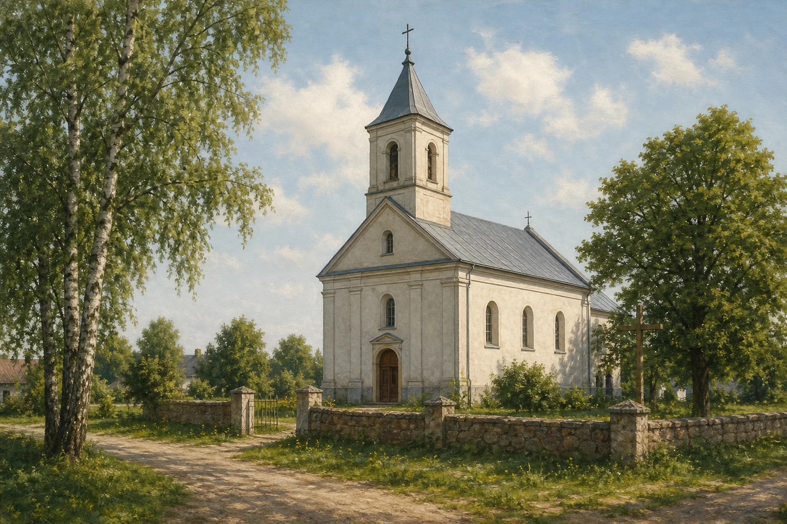 Свято-Михайловская церковь (аг. Остромечево)