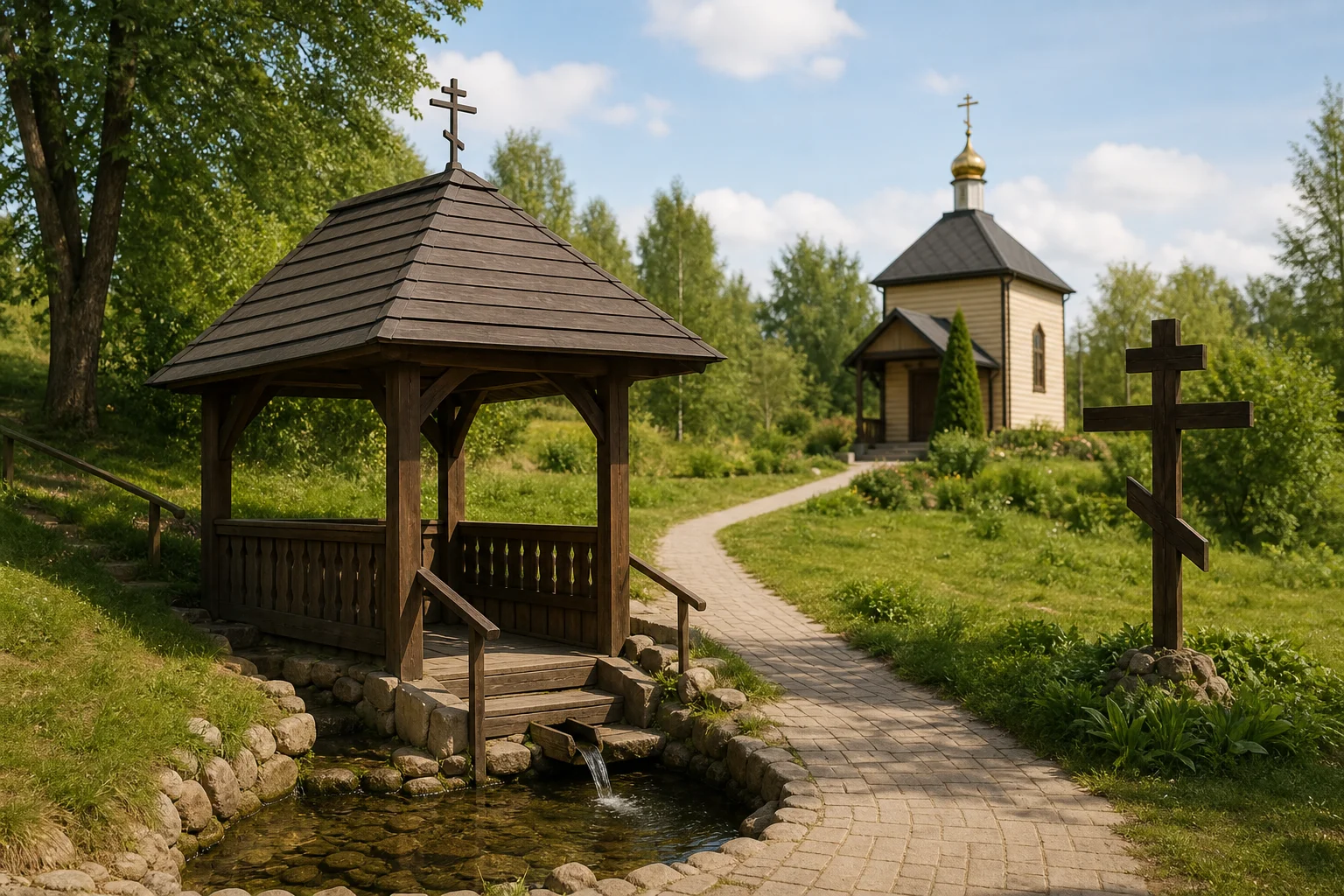 Святой источник в Сельце