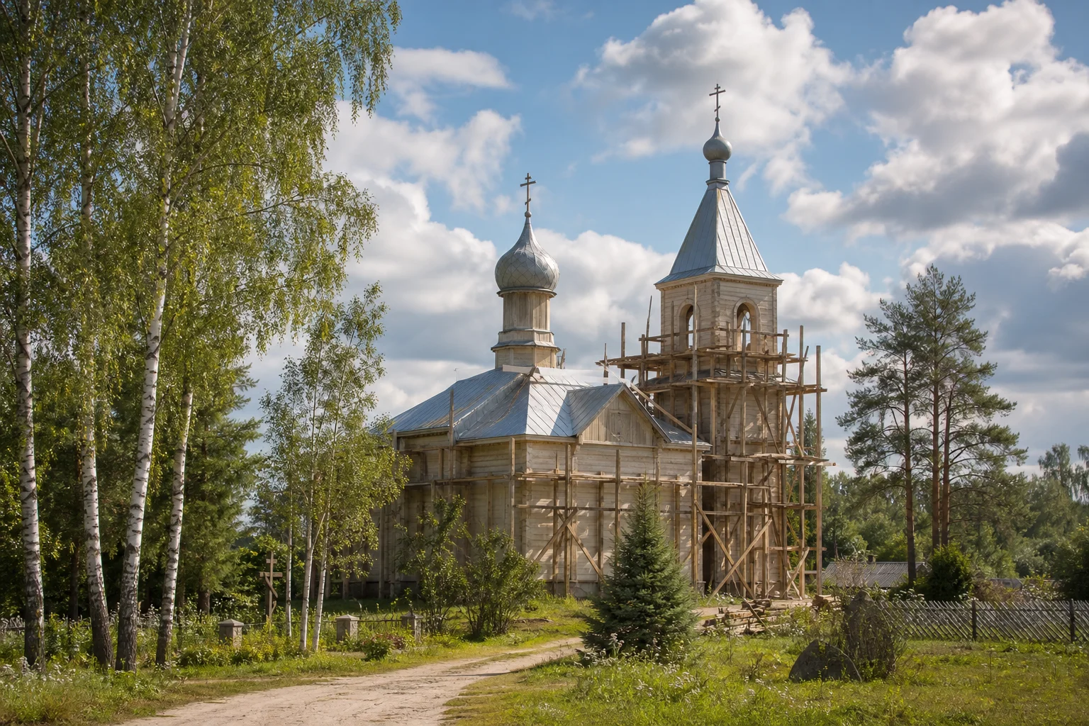 Техтин, церковь /строится/