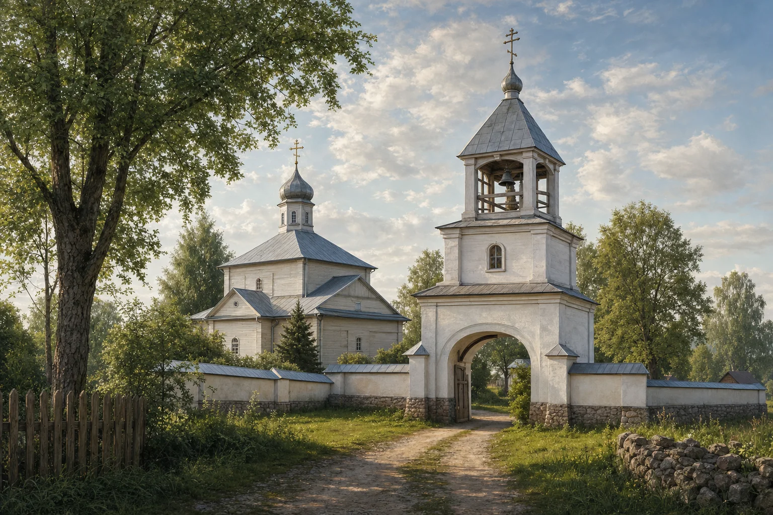 Тимковичи, брама-колокольня церкви св. Николая