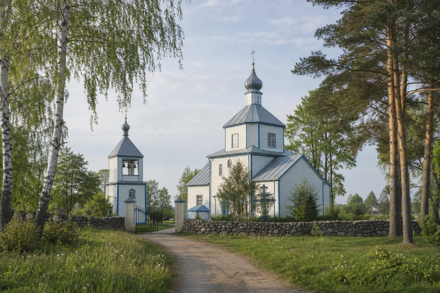 Троицкая церковь в деревне Некасецк