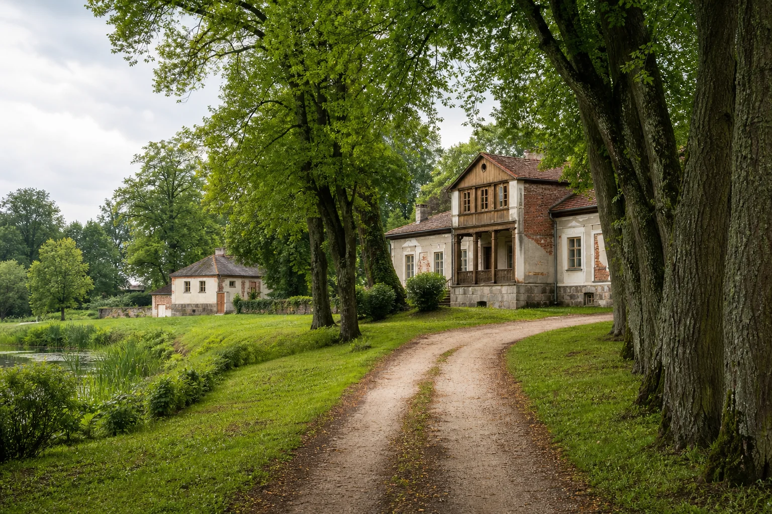 Усадебно-парковый комплекс в Сунаях