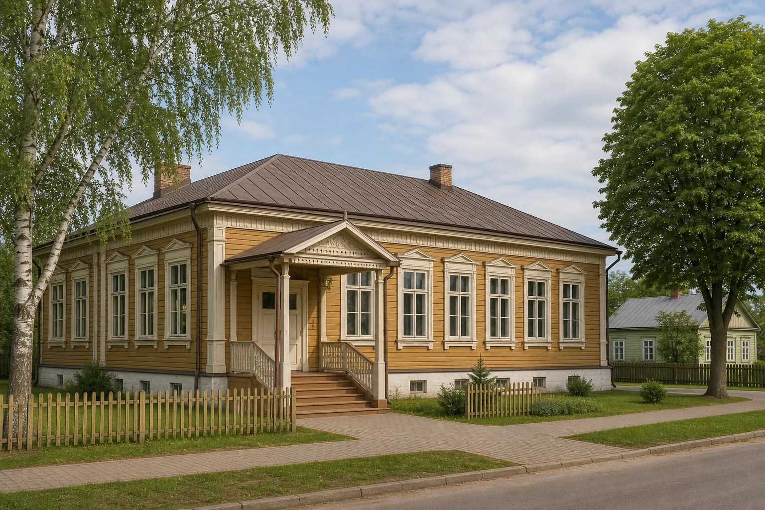 Узда, школа (дерев.)