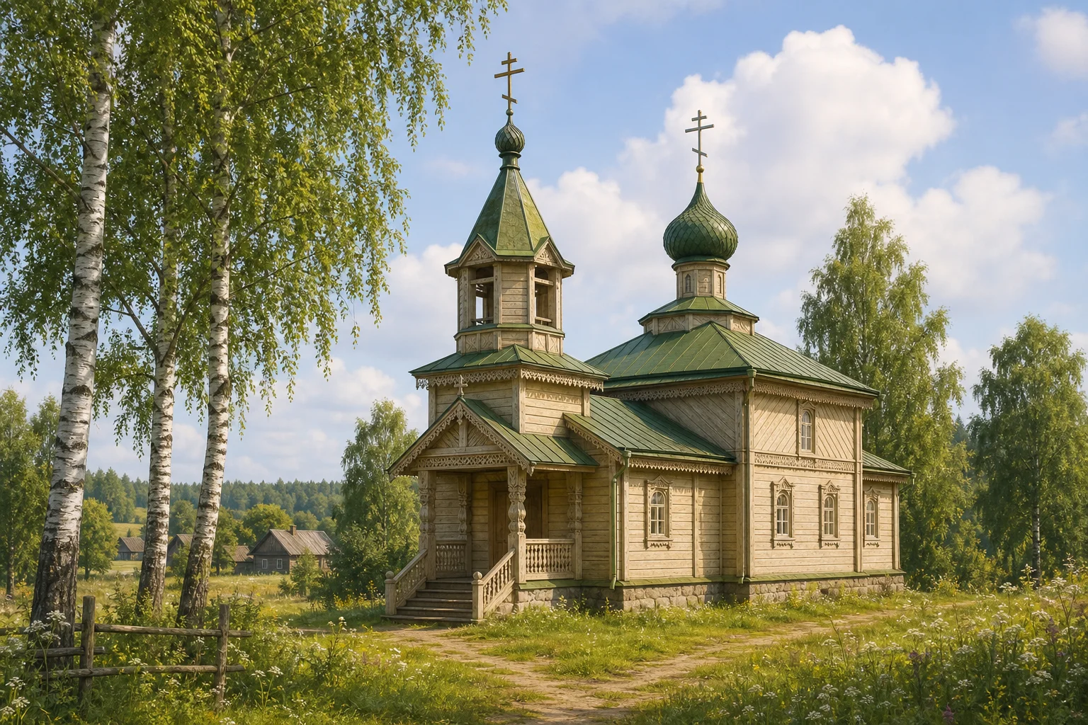 Вардомичи, церковь св. Георгия (дерев.)