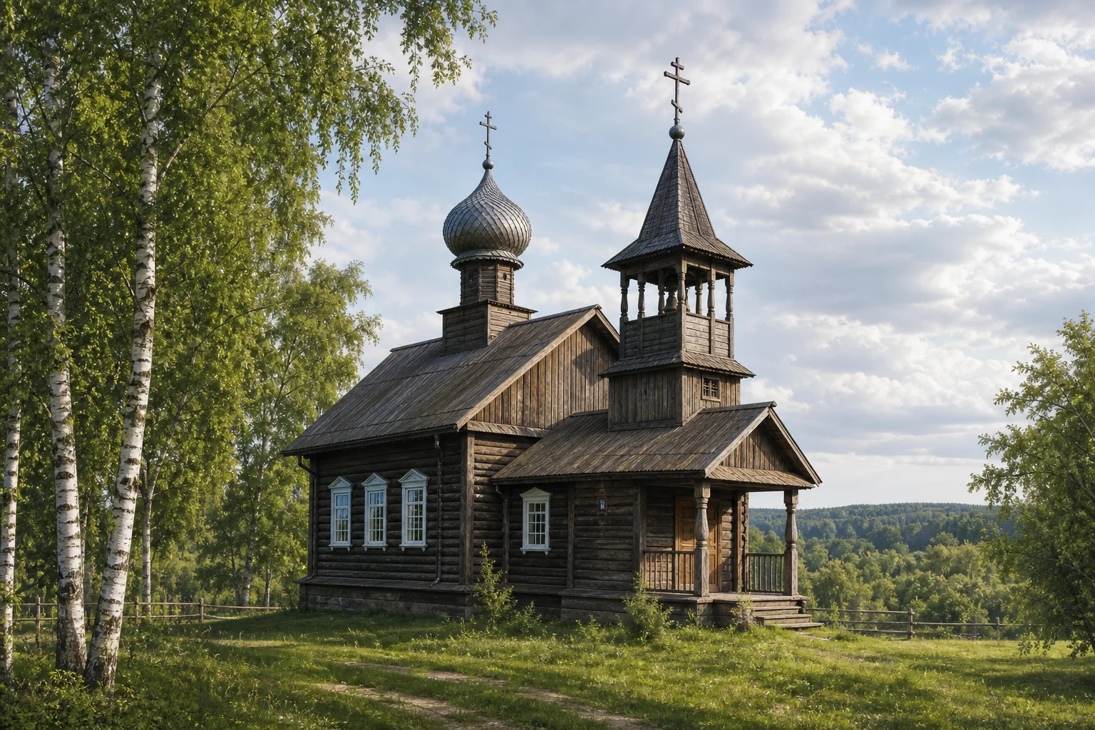 Верховичи, церковь Св. Духа (дерев.)