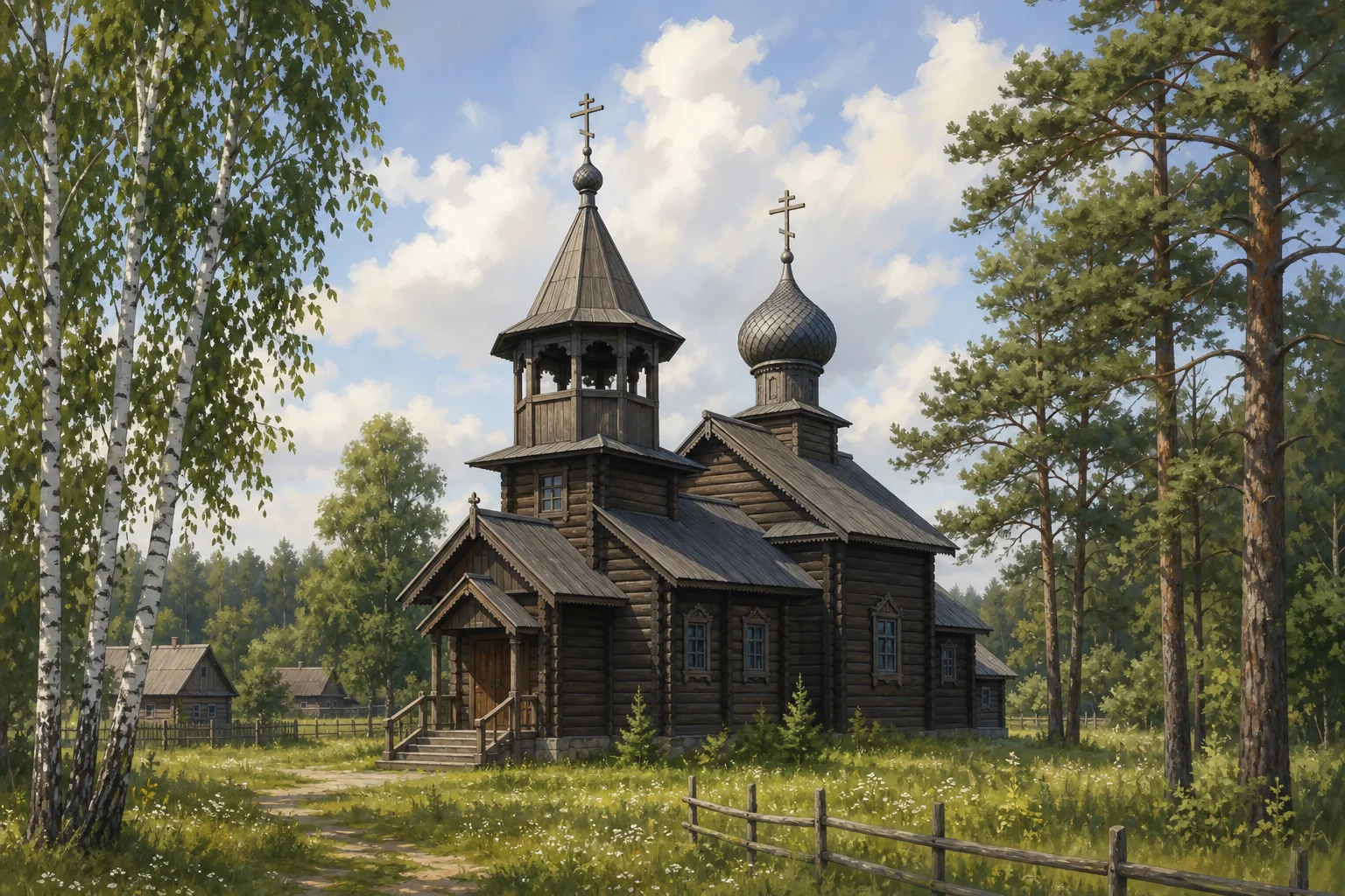 Верховичи, церковь св. Николая (дерев.)