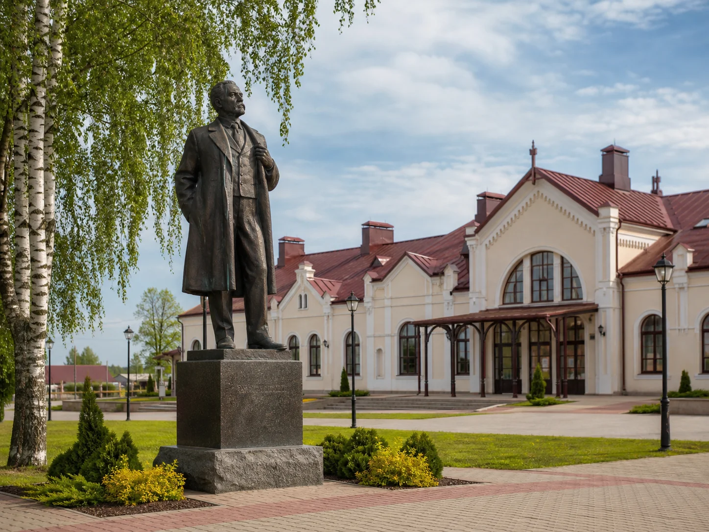 Вилейка. Здание железнодорожного вокзала