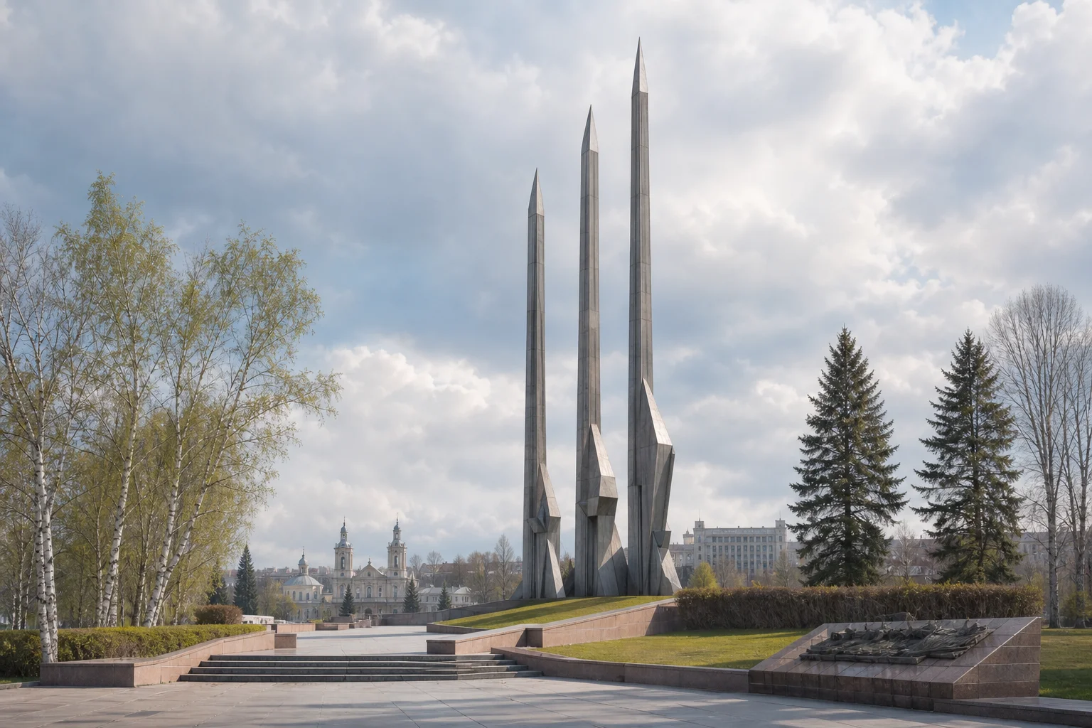 Витебск. Мемориал «Три штыка»