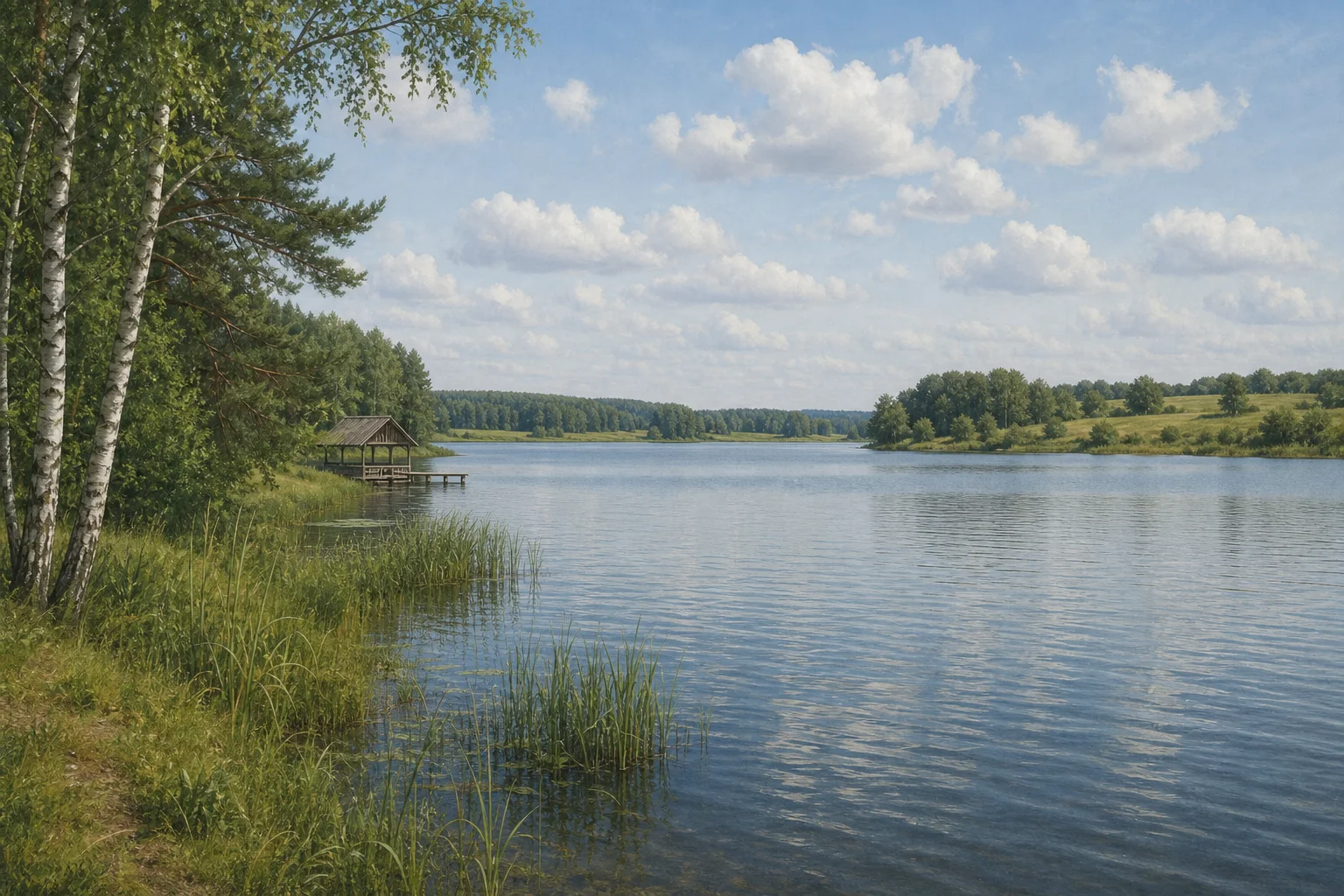 Водохранилище Левки