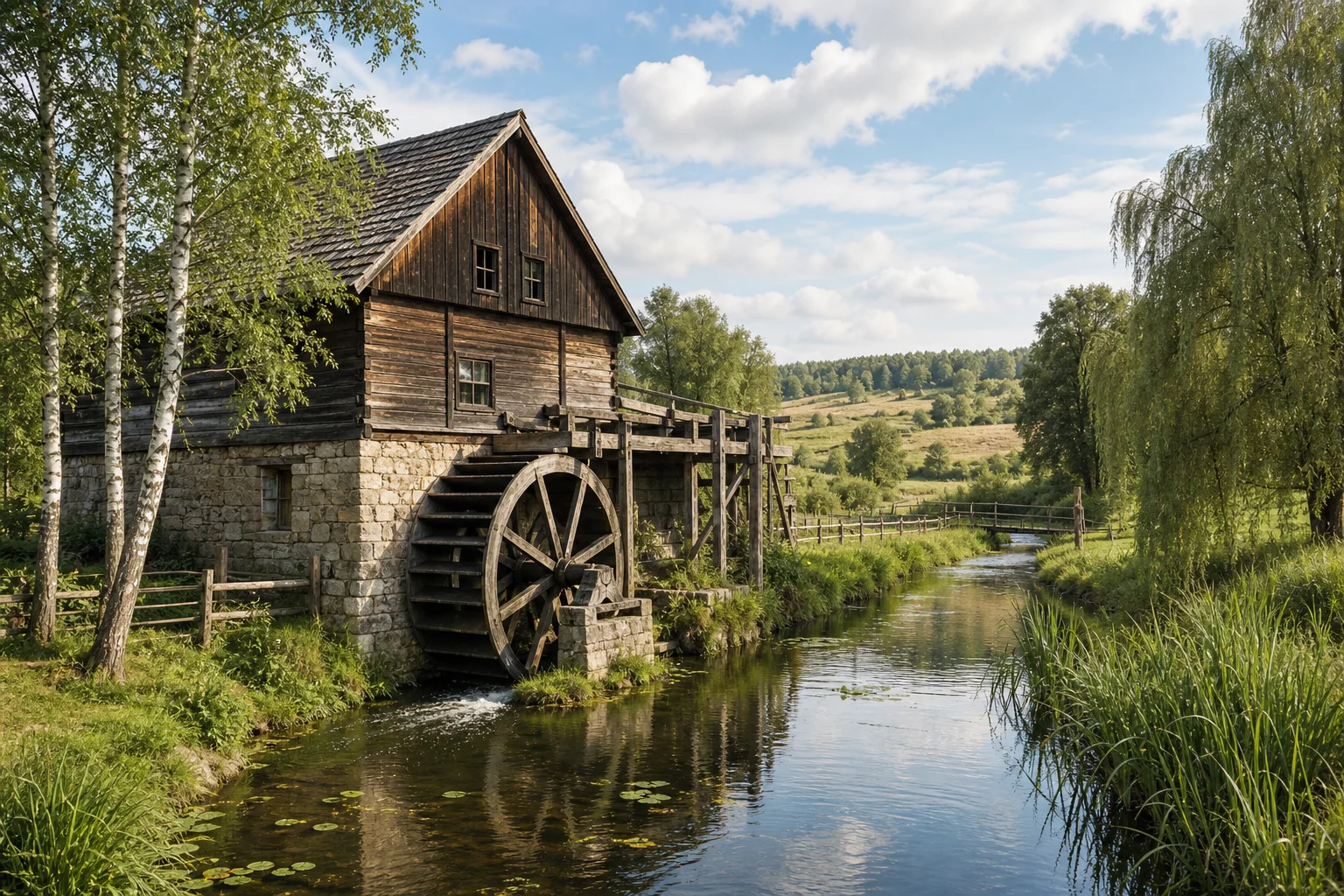 Водяная мельница