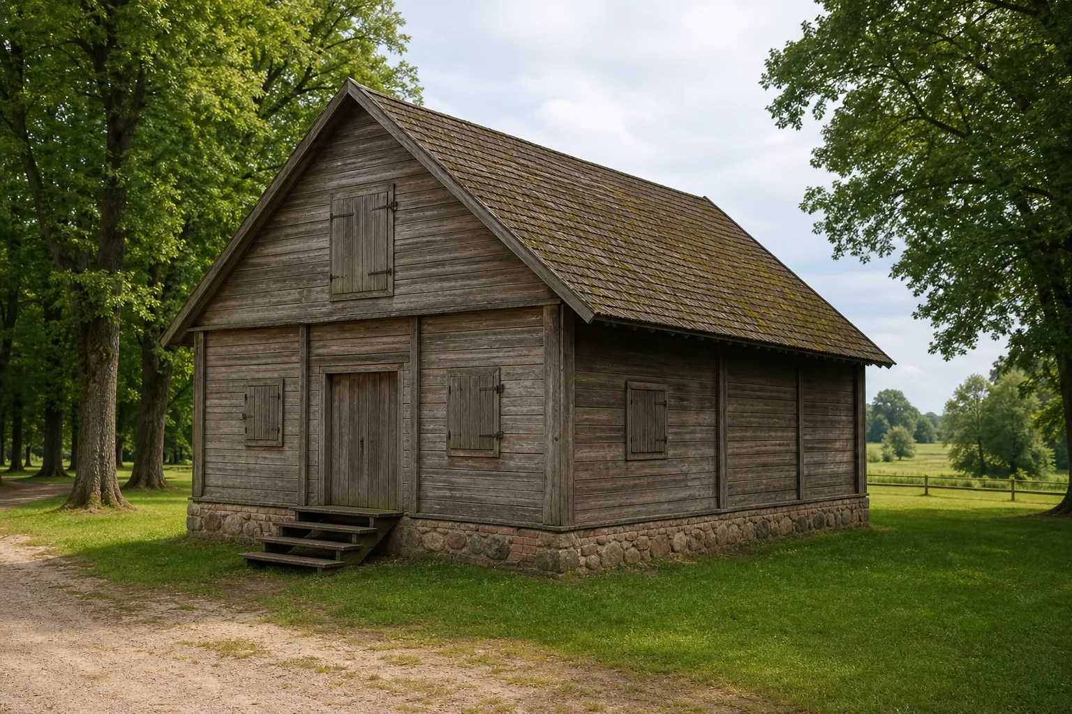 Войганы, усадьба: амбар (дерев.)