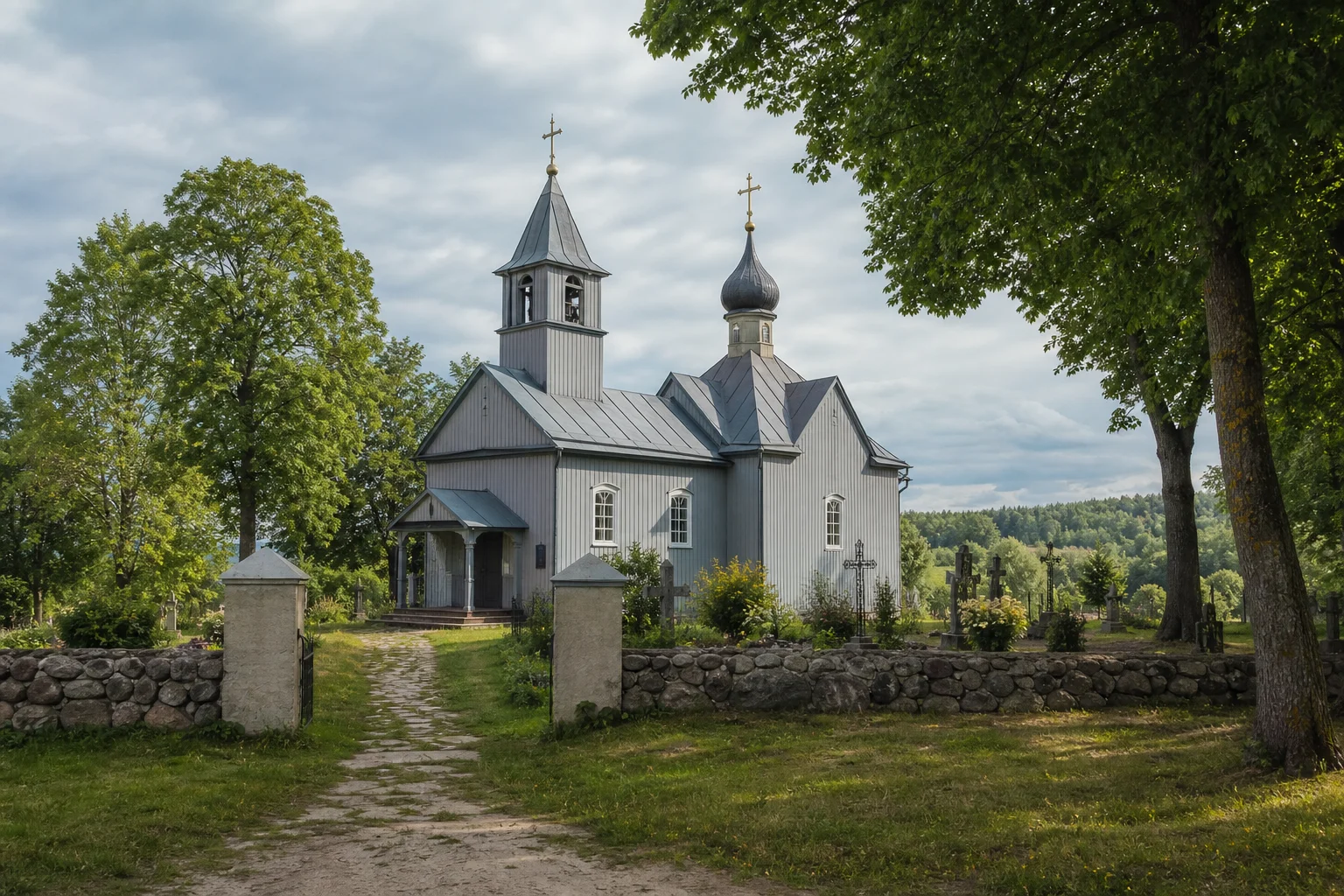 Волпа, церковь св. Петра и Павла (дерев.)