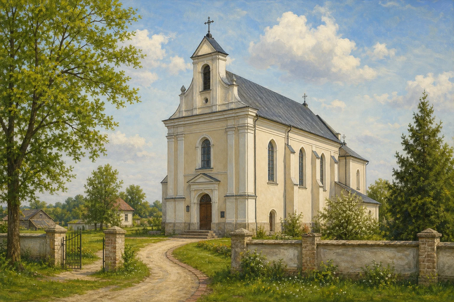 Ворняны, костел св. Юрия