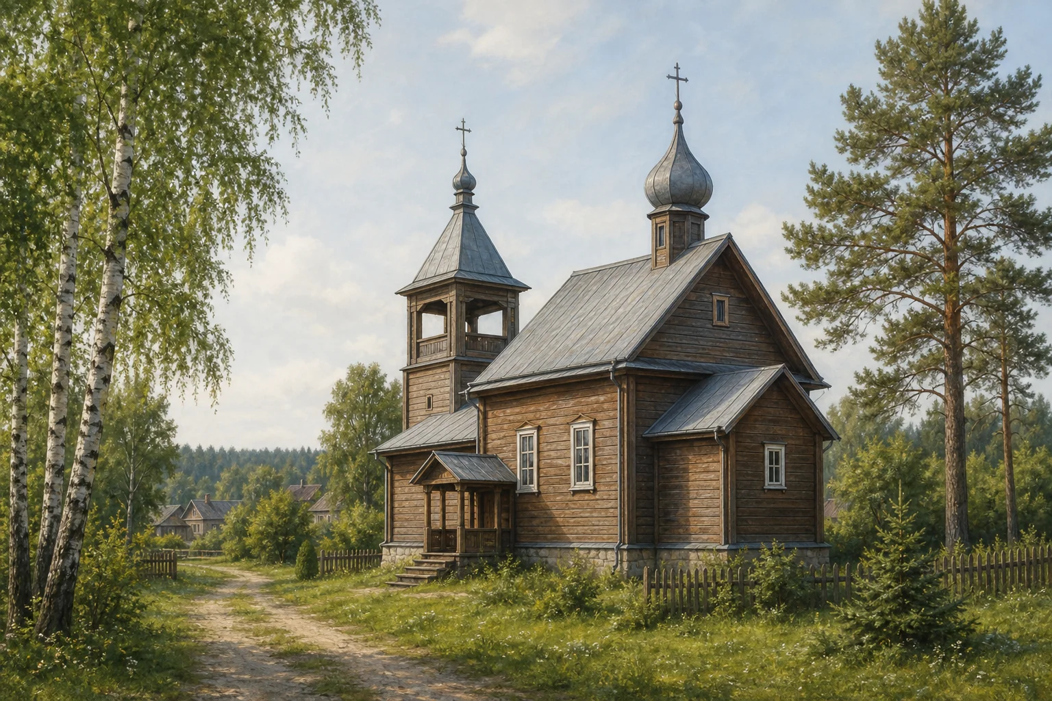 Воронка, церковь старообрядческая Успенская (дерев.)